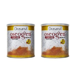 2 x Colageno Marino Oseogen + Cúrcuma Mobility + Glucosamina + Condroitina 300 gr Drasanvi