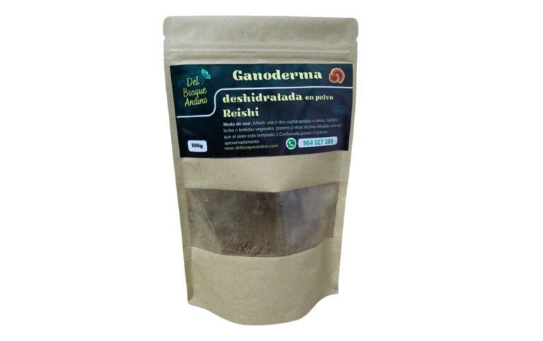 Ganoderma Deshidratada en Polvo Doypack