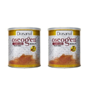 2 x Colageno Marino Oseogen + Cúrcuma Mobility + Glucosamina + Condroitina 300 gr Drasanvi