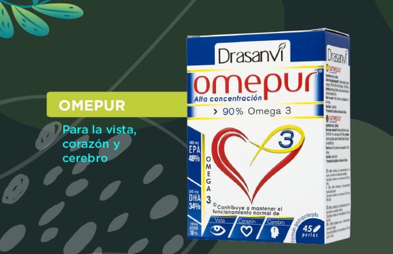 Omega 3 Omepur 45 Perlas de Drasanvi: Salud del Corazón