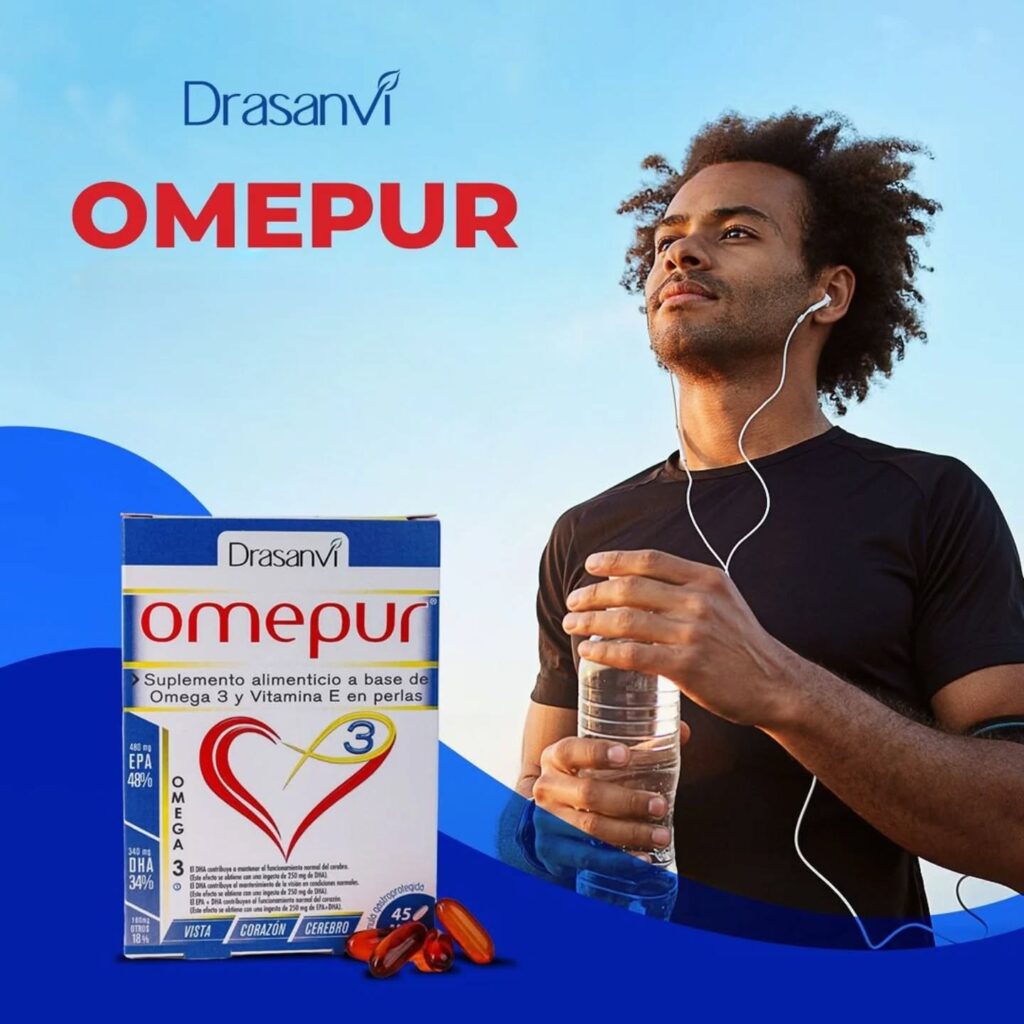 Omega 3 Omepur 45 Perlas de Drasanvi: Salud del Corazón