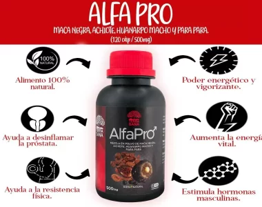 AlfaPro 120 cápsulas de 500 mg