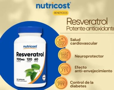 Resveratrol 700 mg Nutricost: Beneficios, Usos, Contraindicaciones y Guía Completa