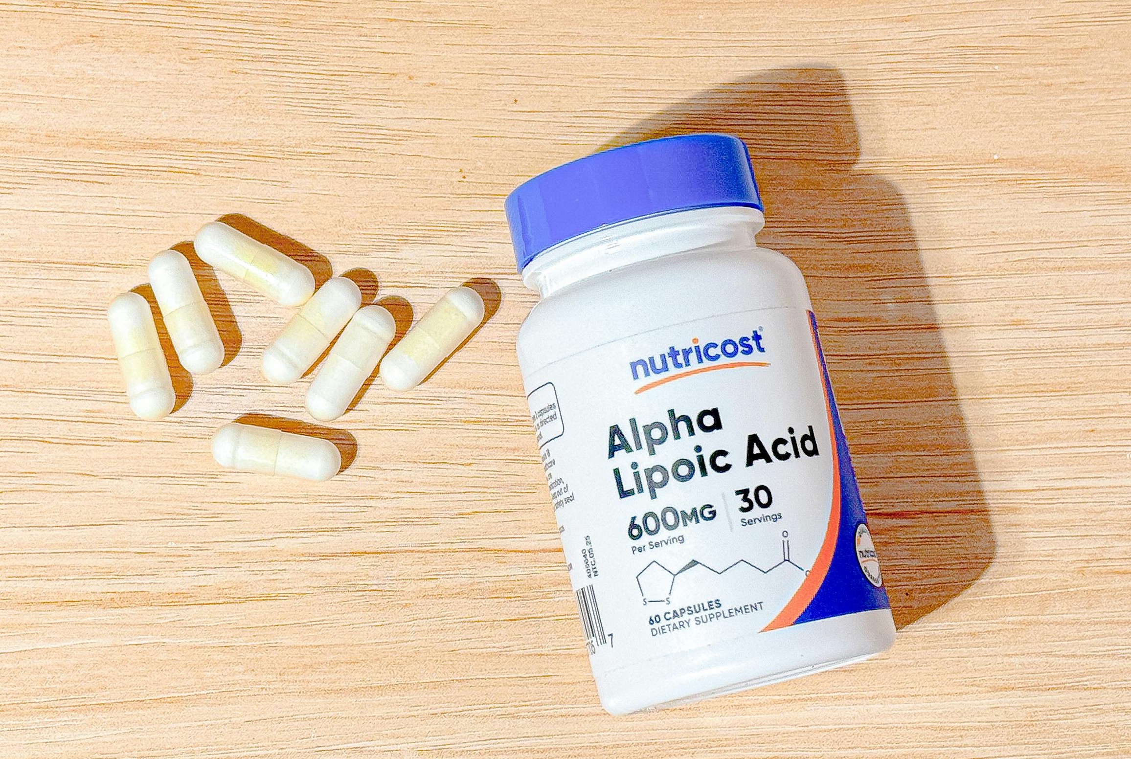 Ácido Alfa-Lipoico 600 mg Nutricost: Beneficios