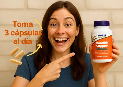 Candida Support 90 Cápsulas – Now