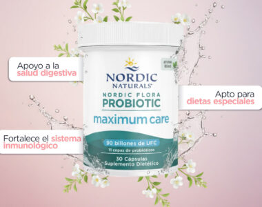 Probióticos Maximum Care 90 Billones de Nordic Naturals: Beneficios para la Salud Digestiva y la Microbiota Intestinal