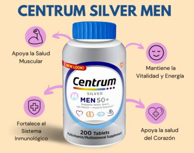 Centrum Silver Men 50+: Beneficios del Multivitamínico para Hombres Mayores de 50 Años