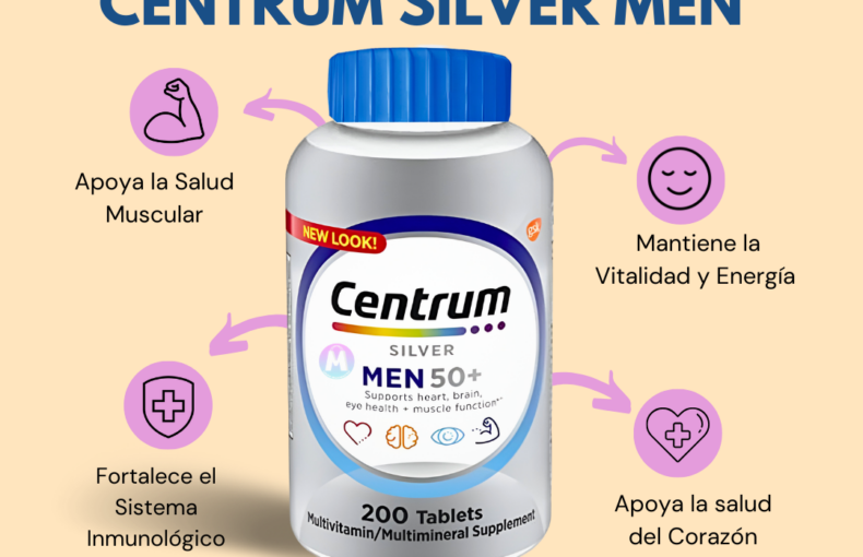 Centrum Silver Men 50+: Beneficios del Multivitamínico para Hombres Mayores de 50 Años