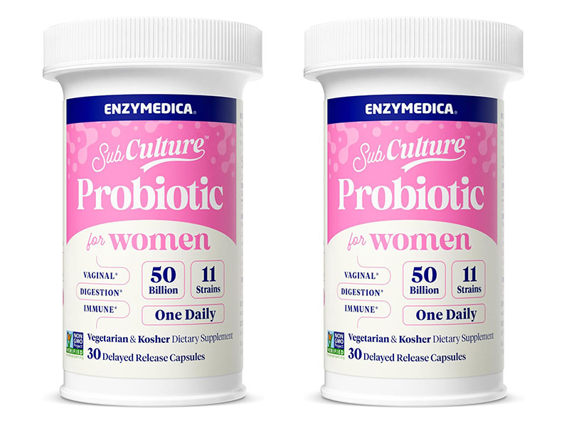 Probióticos for Women 50 Billones 30 cápsulas de Enzymedica: beneficios