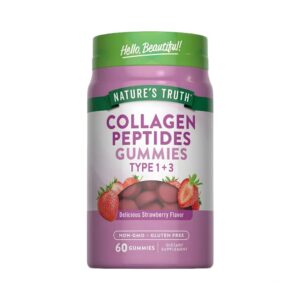 COLÁGENOS CON PEPTIDOS TIPO 1 + 3 GOMITAS X 60 GOMITAS - NATURES TRUTH